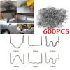 600Pcs Hot Stapler Staples For Car Bumper Mudguard Welding Plastic Repair Kit