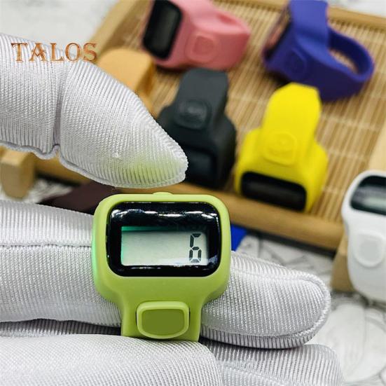 3 шт. Электронный счетчик-кольцо со светодиодной подсветкой, 5-значный счетчик цифр, ЖК-цифровой дисплей, ручной кликер, сбрасываемый мини-счетчик