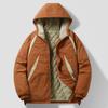 Cotton Jacket Men's Winter American High Street Loose Casual Thick Windproof Warm Loose Casual Hooded Cotton Jacket Men