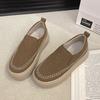 Comfort Edition~ Туфли-маффины Женские 2025 Осень Новые Универсальные Однопедальные Простые Повседневные Туфли на Платформе Женские