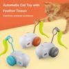 Игрушка для кошек Turbo Tail, интерактивная игрушка-мышка для кошек, перезаряжаемая через USB, автоматическая движущаяся игрушка-дразнилка для домашних кошек