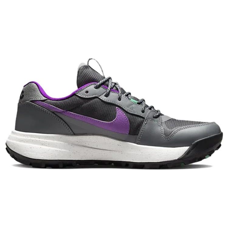 Nike ACG Lowcate Smoke Grey Vivid Purple Кроссовки унисекс Phantom Dark-Smoke-Grey DX2256-002