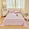 Cotton Bed Flat Sheet for Double Bed Plain Solid Color Top Sheets Single/Queen/King Flat Bedsheets Home Bed Linen Sheets
