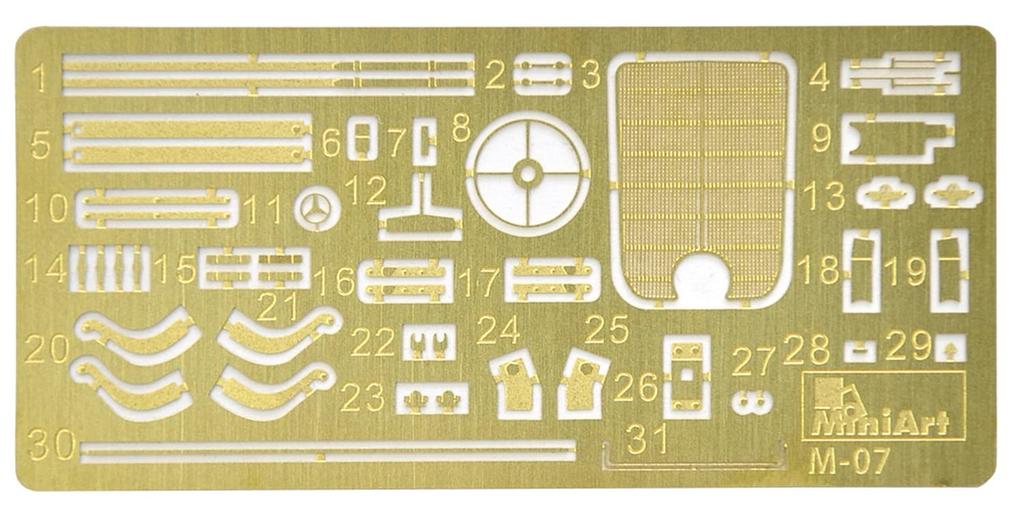 Miniart MB TYPE170V Cabriolet Saloon MA35103 Plastic Model 1/35