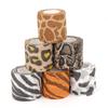 Muay Thai MMA Animal Printed Boxing Medical Self Adhesive Tattoo Elastic Bandage 4.5m Sports Wrap Tape for Finger Joint Knee First Aid Kit Pet Tape