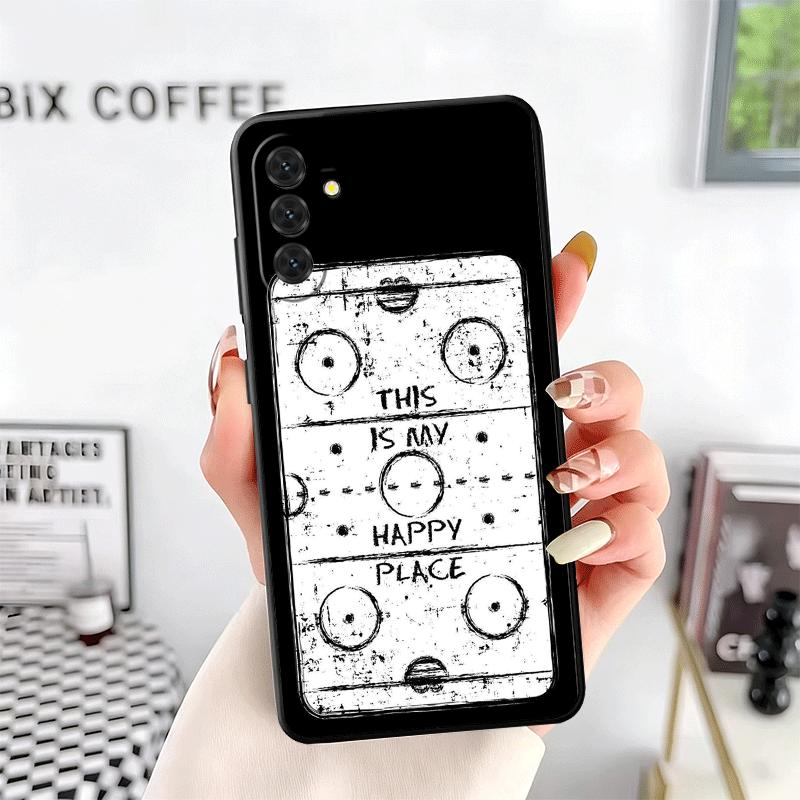 Ice Hockey Rink Sport Soft Phone Case for Samsung A17 A37 A57 A16 A26 A36 A56 A15 A25 A35 A55 A14 A24 A34 A54 A13 A23 A33 A53 A5