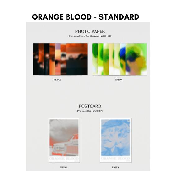 ENHYPEN Альбом Orange Blood с фотокарточками POB