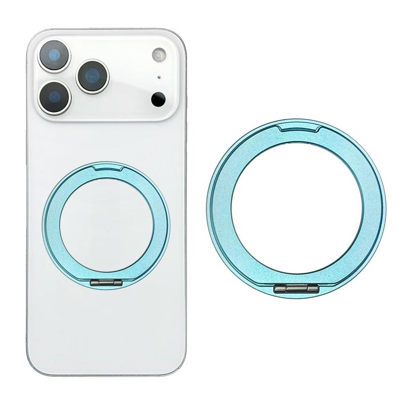 Magnetic Ring Holder Stand for Magsafe Iphone 17 Pro Max 17E 16E 16 Plus 15 14 13 12 11 Xs Mag Safe 360 Degree Rotating Bracket Phone Case Accessories