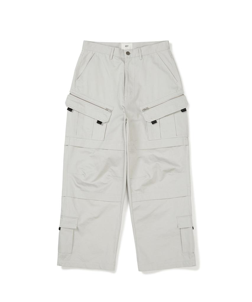 IEY Tool Over Cargo Pants Light Gray