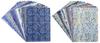 Washi Kawasumi Chiyogami Yuzen Washi B4 Size 30 Sheets Blue Color Patterns/30