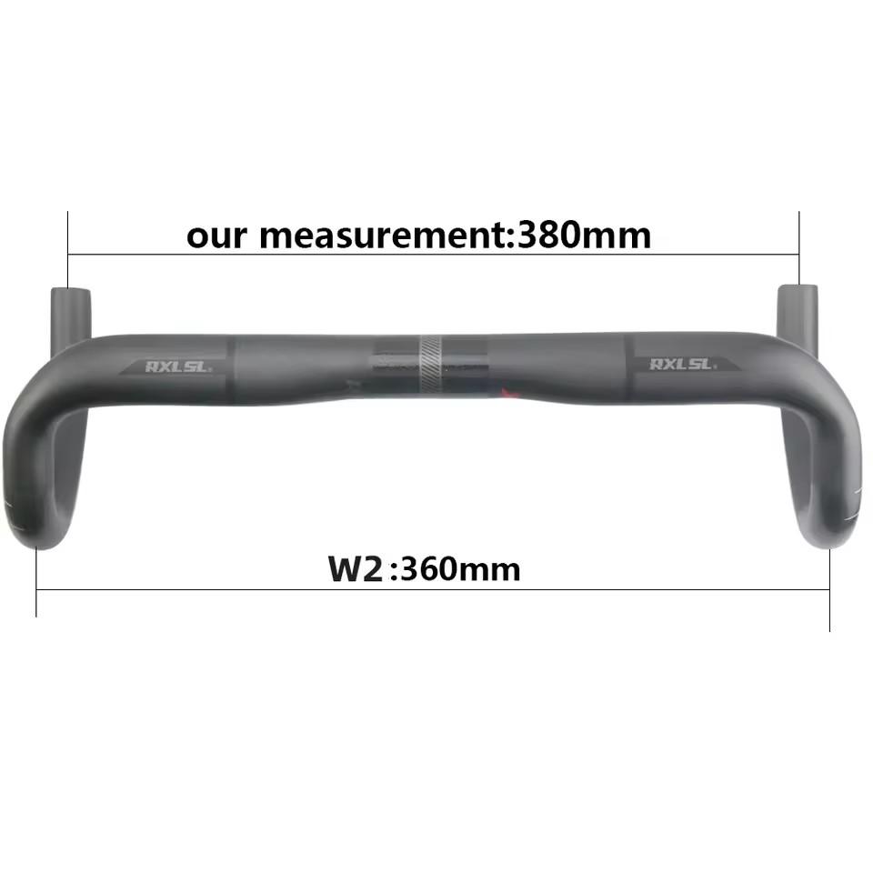 RXL SL Carbon Road Handlebar Racing Bike Handlebars 31.8*380/400/420/440mm Carbon Drop Bars for Bicycle Handle Bar Accessories