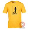 Lmao Laughing My Arse Off Funny Cheeky Ass Cartoon Slogan Uni Teen TShirt