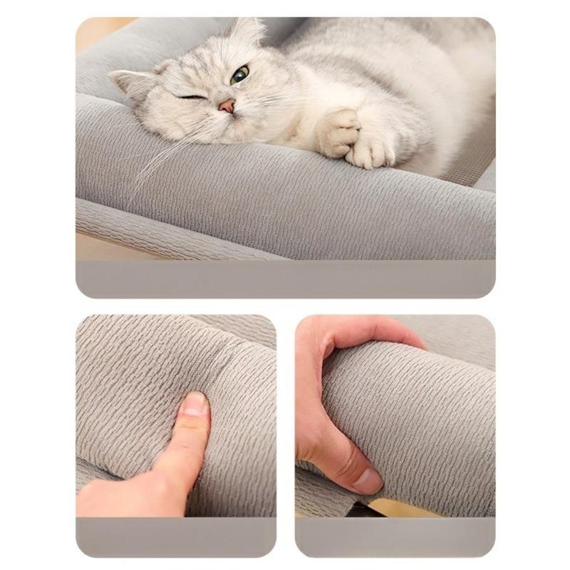 Elevated Dog Bed Iron Art Mesh Summer Cat Mat Non-Slip Breathable Large Dogs House Indoor Outdoor Kennel