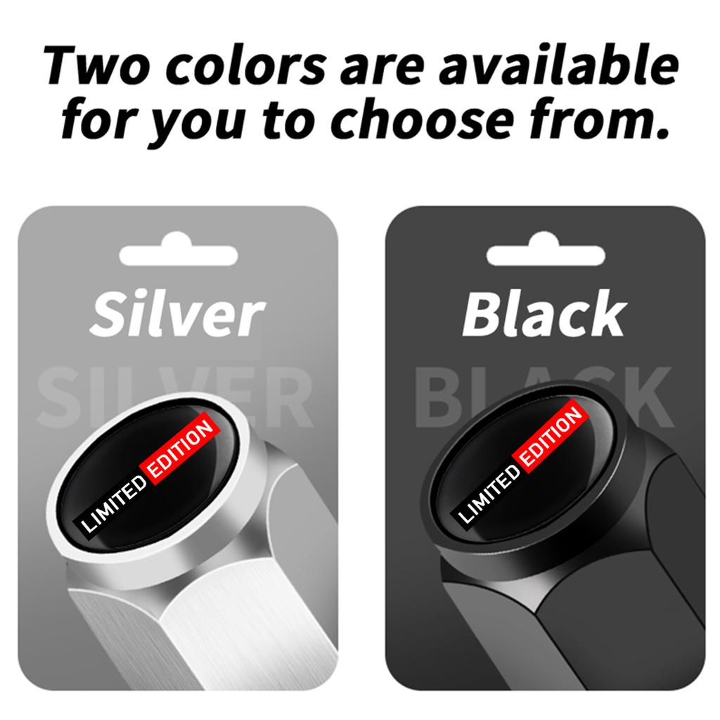 AABHN1 Car Tire Valve Stem Caps Car Air Stem Cap Pressure Stems Covers For Toyota Lexus For Nissan For Chevrolet For Hyundai For KIA