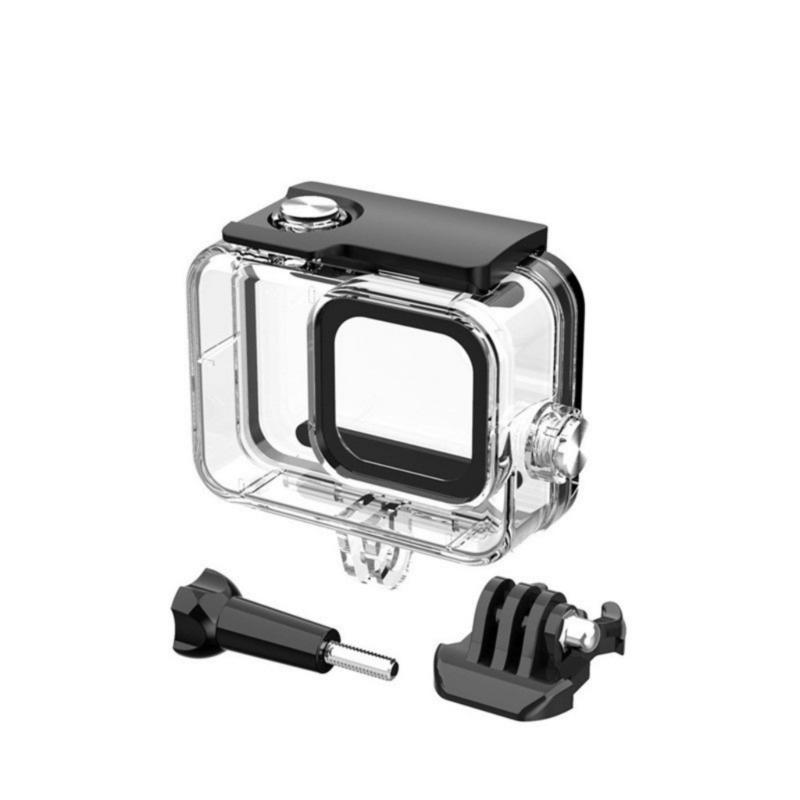 Protective Diving Shell for  Action Cameras Includes Underwater Filters Silicone Case Lens Portector Lanyard