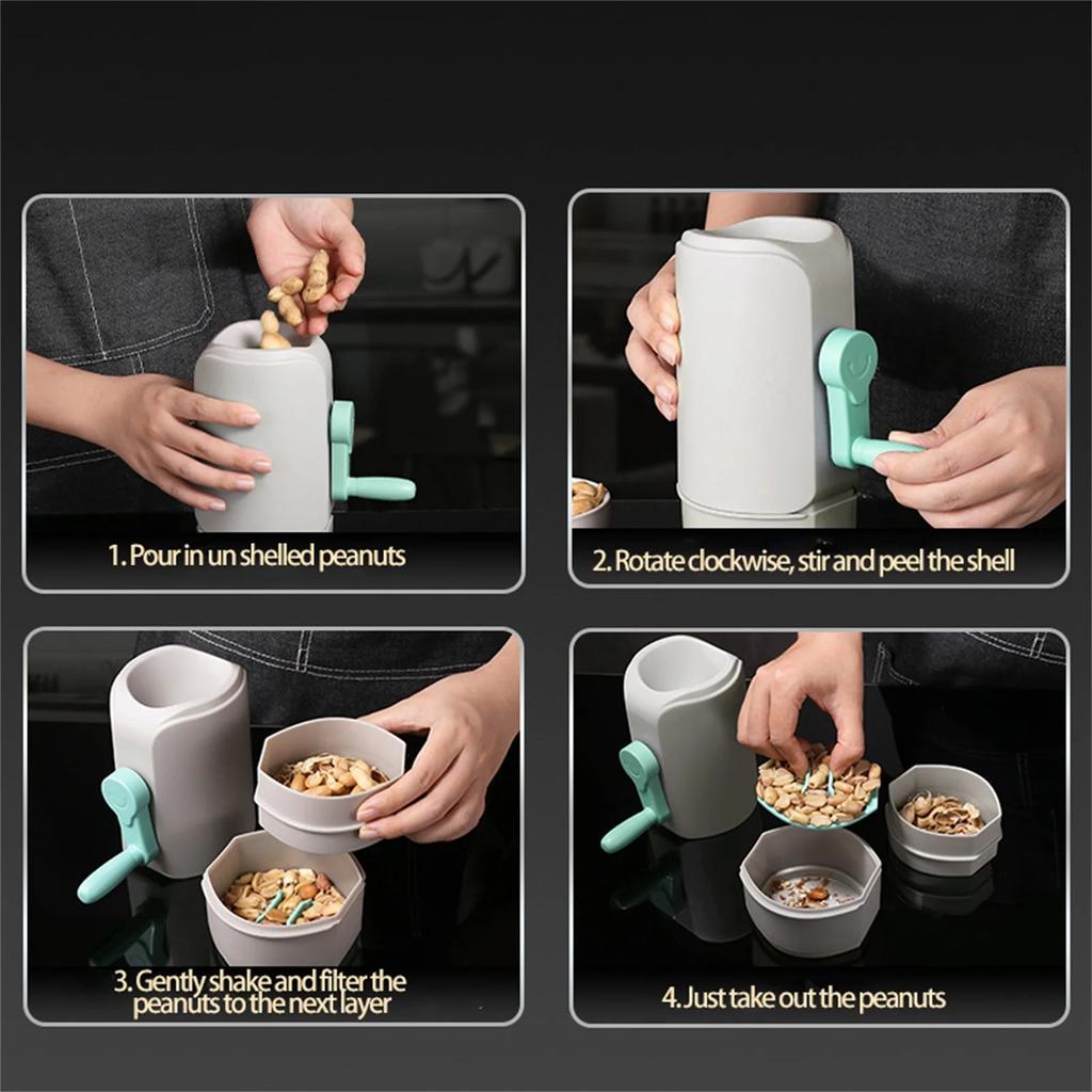 Инструменты для дома и кухни Ручная рукоятка Для кухни Ручная шелушилка для арахиса Резак для каштанов Шелушилка Инструмент для открывания пекана и грецкого ореха Очиститель пекана