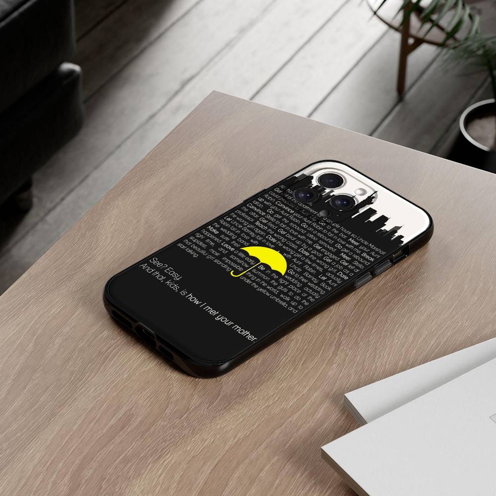 Чехол для телефона «Как я встретил вашу маму» Для IPhone 17 16 15 14 13 12 11 X XR XS Plus Pro Max Mini Мягкий черный чехол