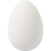Plastic Eggs - White - 8 X 5.5 Cm - 8 Pcs - Interior Decoration - Natural Look