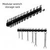 Metal Wrench Sorting Rack Multi-Hole Wrench Storage Rack  For Workshop Tool Organization