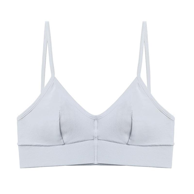 Хлопок с нитью без стального кольца, пуловер с низкой спинкой, бюстгальтер с большой открытой спиной, высокая эластичность, спортивный жилет и нижнее белье