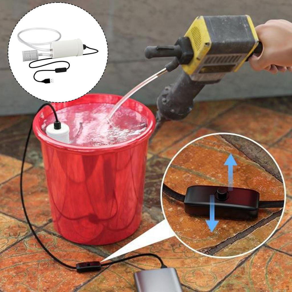 USB Electric Auto Siphon Self Priming Pump DC5V with Hose and Stone Mini