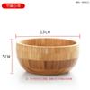 Japanese Salad Wooden Bowl Noodle Bowl Bamboo Lamian Noodles Bowl Set Large and Noodle Wooden Basin Kitchen Accessories