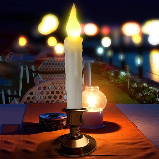 12 шт. подвесных плавающих свечей с пультом дистанционного управления Magic Flameless Taper