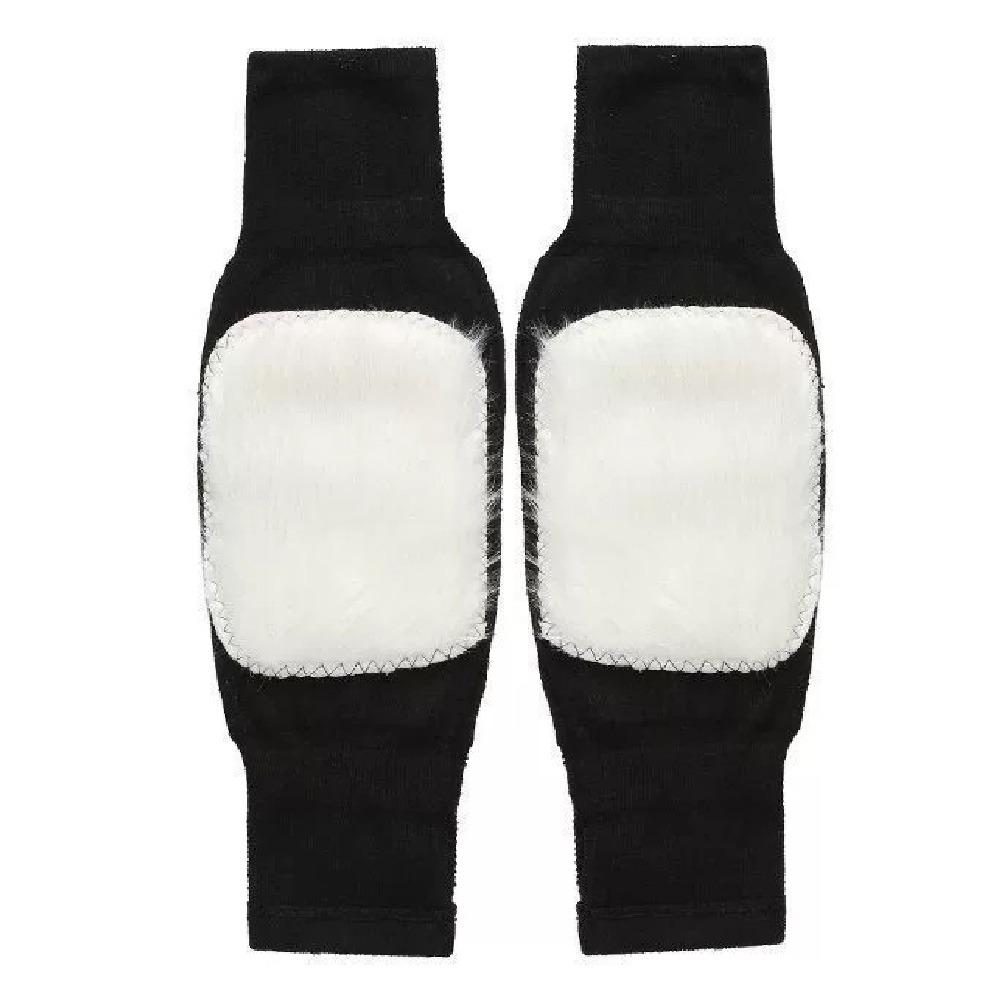 Теплозащитные наколенники Защита коленей от холода Ветрозащитные Эластичные Толстые Защитники коленей с ремнями Накладки на ноги Термальные гетры для ног Старые холодные ноги