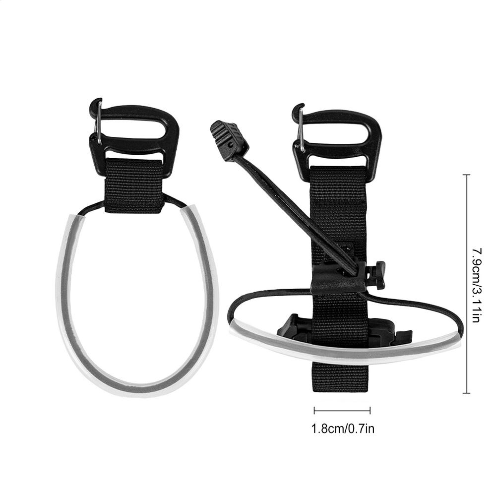 Hiking Pole Fixing Strap Trekking Pole Carrier Hiking Pole Fixing Lanyard Quick Release Buckle Cord For Trail Camping Travel