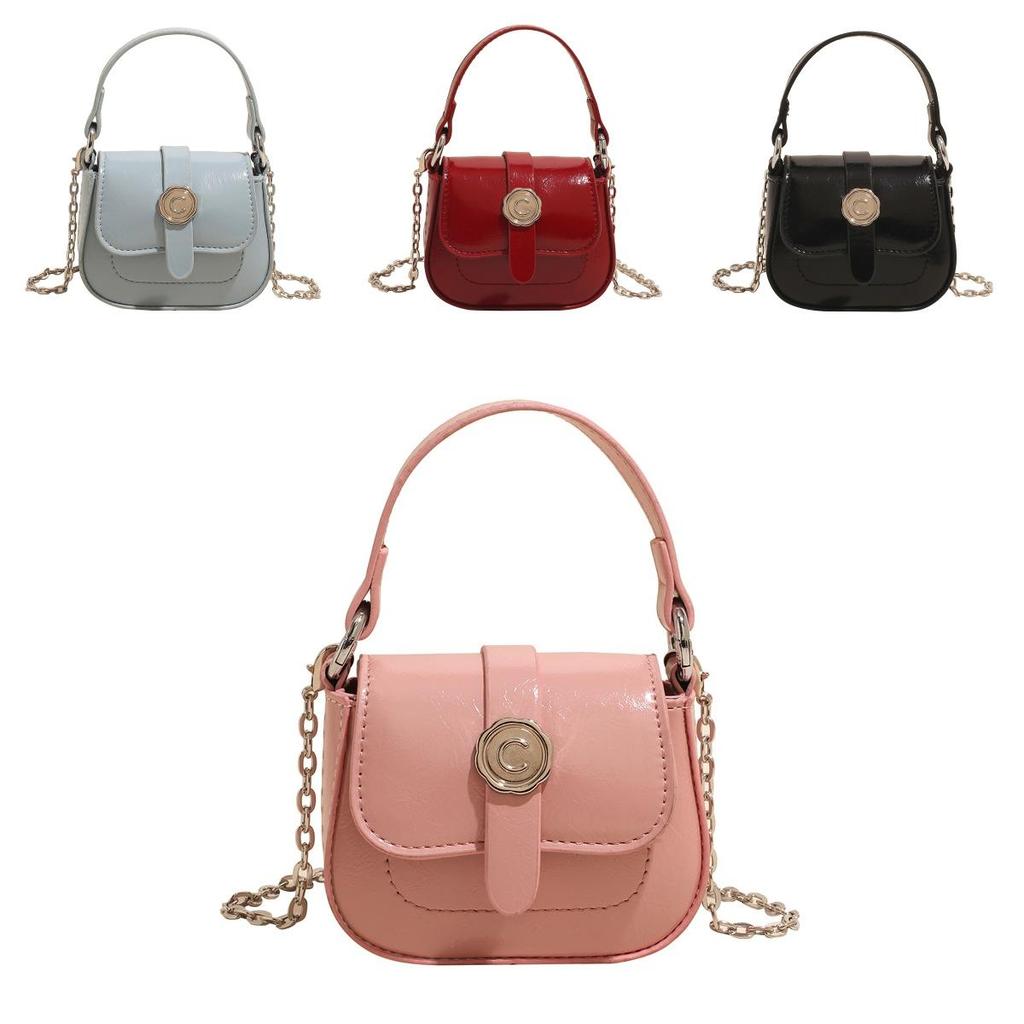 Macaron Leather Small Handbag For Women With Soft Pu Material And Crossbody Style For Daily Use