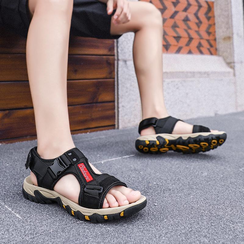 Модные летние уличные сандалии для мужчин Дышащая обувь для хайкинга Вода Пляж Мужские сандалии Кемпинг Скалолазание Аква Кроссовки