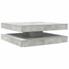 Vidaxl Stolik Kawowy Obrotowy 360 Stopni Betonowy Szary 90X90X34,5 Cm