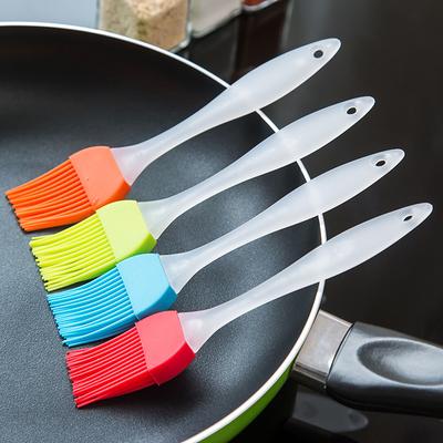 Щетка для барбекю с раздельными силиконовыми щетинками, термостойкая маленькая щетка для барбекю, кухонный инструмент для выпечки, подарки