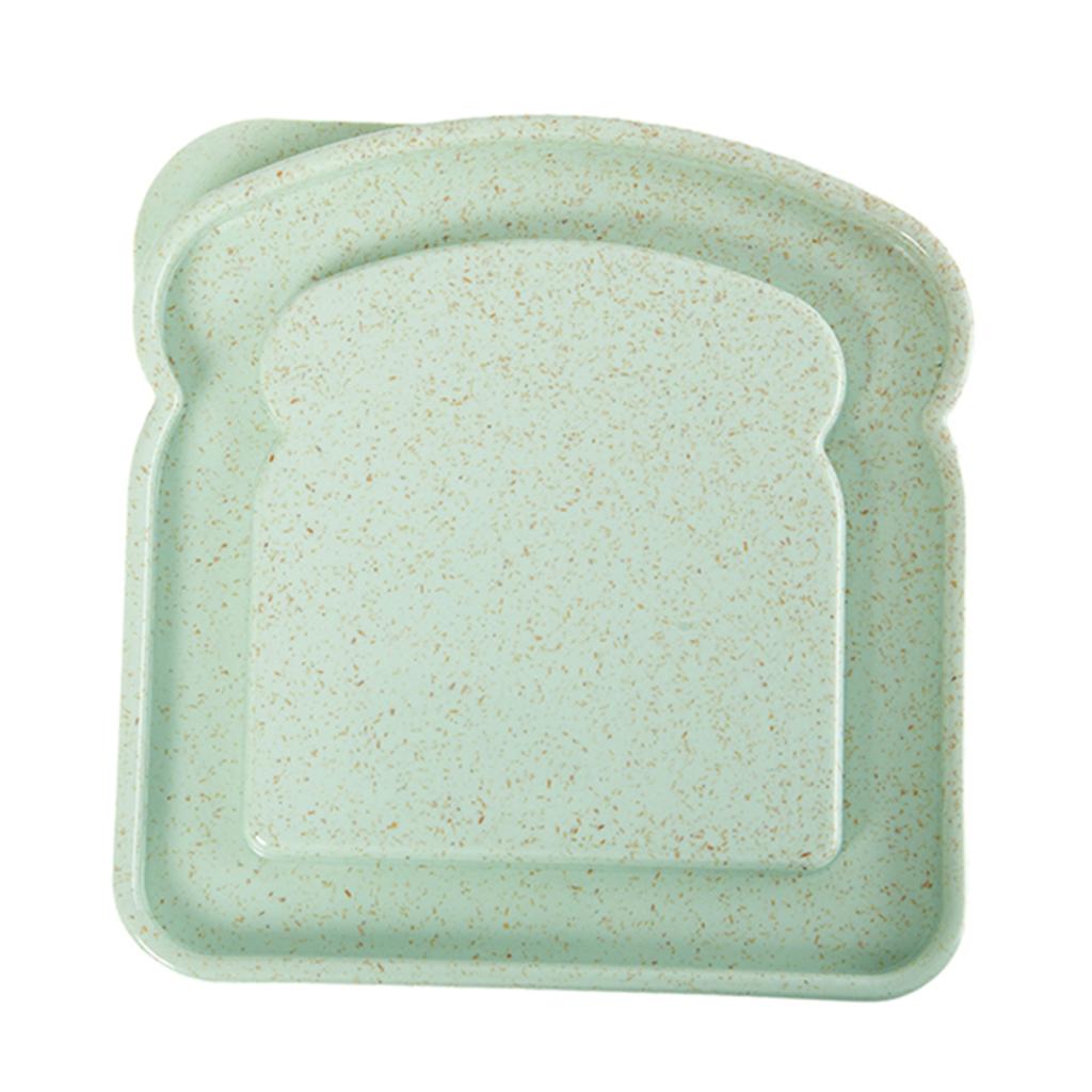 Коробка для бенто с крышкой, влагостойкая, легко чистящаяся форма для тостов, портативный футляр для хранения сэндвичей