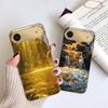 Великолепные пейзажи Для IPhone 17 Pro Max 16 17 Pro 15 Pro 14 13 Plus 12 Mini 11 Pro Max XR 16E 17 Air Золотой стеклянный чехол для телефона