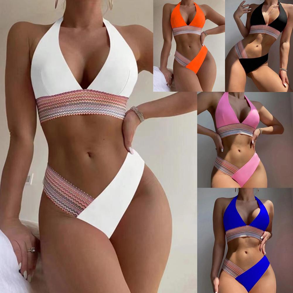 Women Bikini Sexy High Waist Bathing Suit Beach Swimwear Female Summer Swimsuit