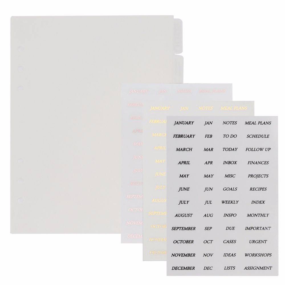 Для ноутбука A5/A6, дневника, наклейки, индексные разделители, разделители индексов, разделители страниц