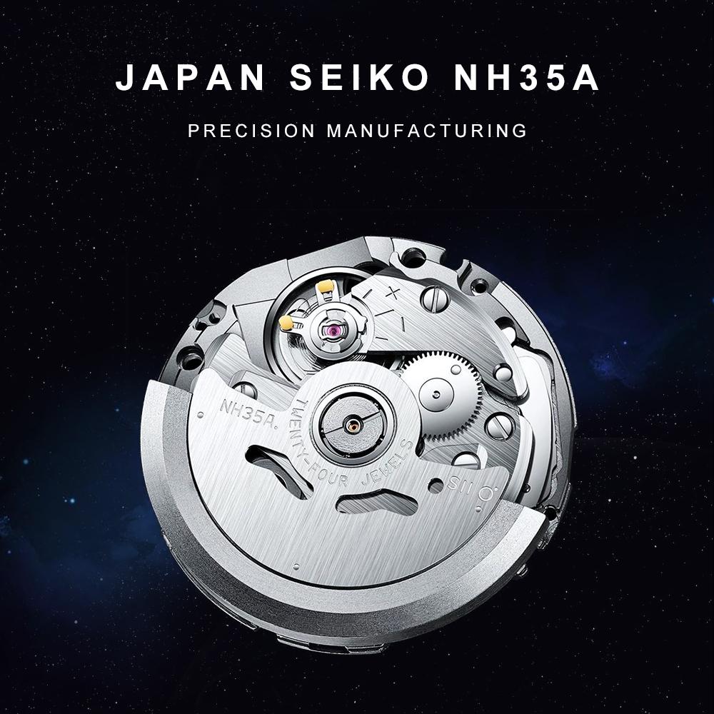 Cadisen 8210 New TOP Brand Luxury Men's Watch With Box Neptune Series Water Resistant 100m/330ft Automatic Men's Mechanical Watches