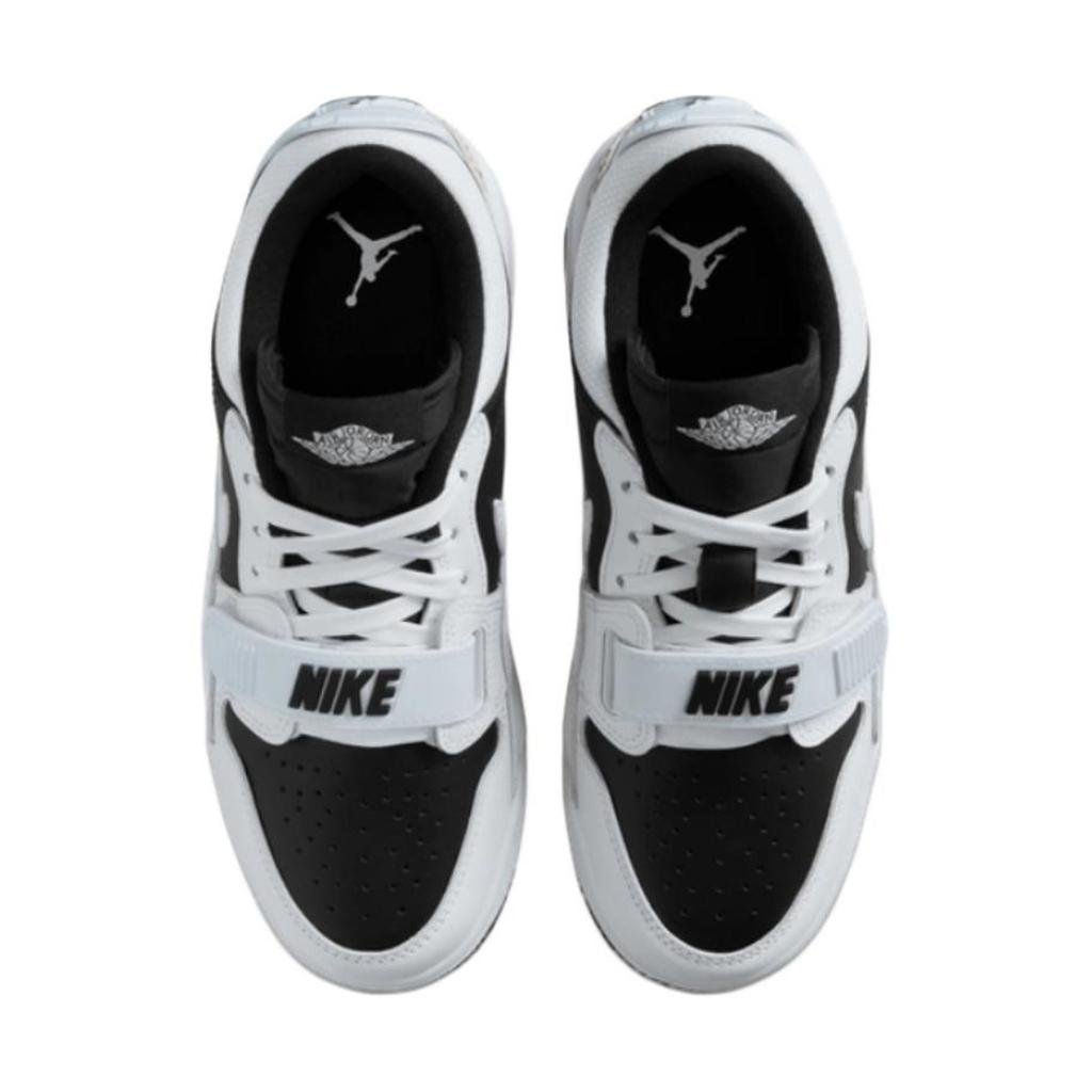 Jordan Legacy 312 Low Удобные Мягкие Низкие Кроссовки для Баскетбола для Детей Унисекс Белые Черные CD9054-111