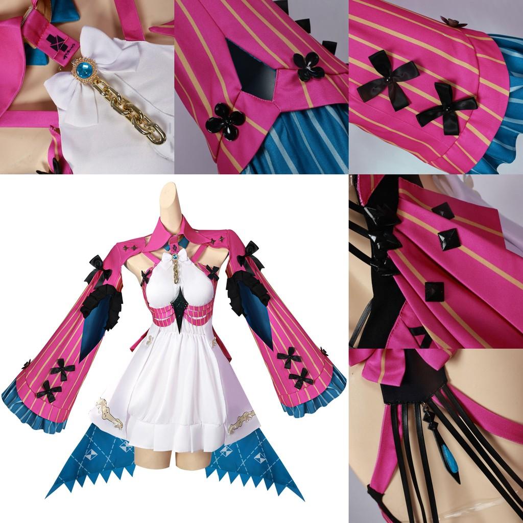 Волны Карлотта Грозовой Монтелли Костюм для косплея Ролевая игра Хэллоуин вечеринка