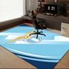 Lazio Football Crest Rug for Living Room, Game Rooms, Office, Bedroom, Office Floor Mat Playful Design, fan gifts Christmas decor