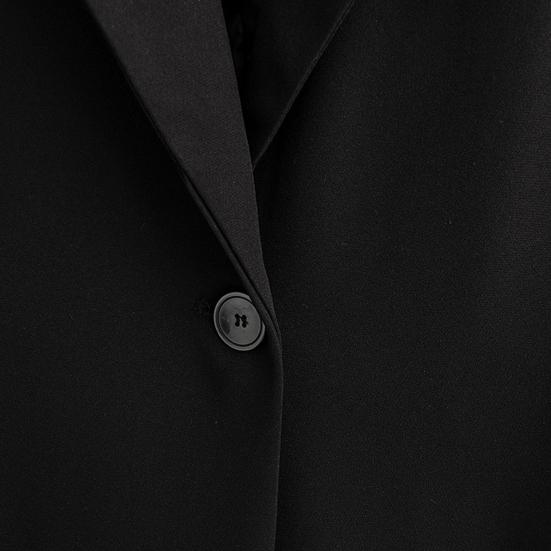 Женский жилет без рукавов с одной пуговицей и отложным воротником, кардиган с V-образным вырезом, тонкий повседневный образ с вырезом, повседневная одежда, OL