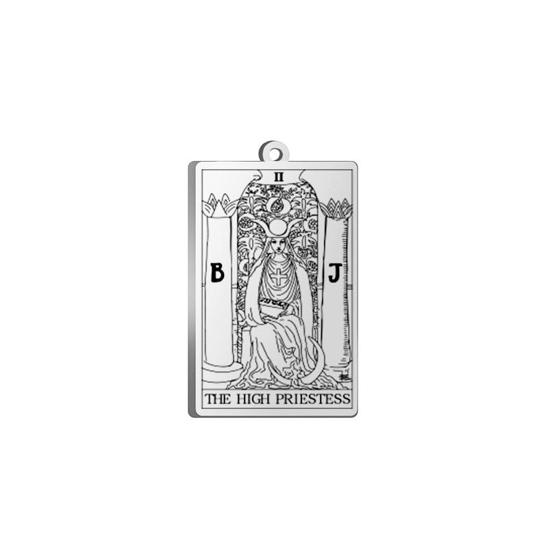 Кулоны-талисманы карт Таро Dawapara для изготовления украшений Астрология Карты Таро Старшие Арканы Магический Амулет Подвески из нержавеющей стали