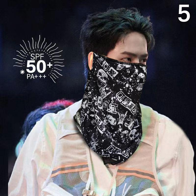 1 шт. модная панк солнцезащитная маска для мужчин женщин летняя защита от ультрафиолета для лица и шеи