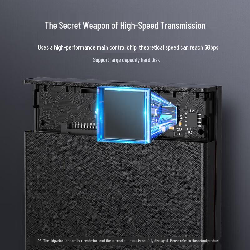 Ugreen Корпус для 2,5-дюймового SATA SSD/HDD USB 3.0