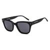 John Jacobs | Full Rim Square Stylish & Premium UV Protected Sunglasses | Acetate Lines | Men & Women | Medium | JJ S17345