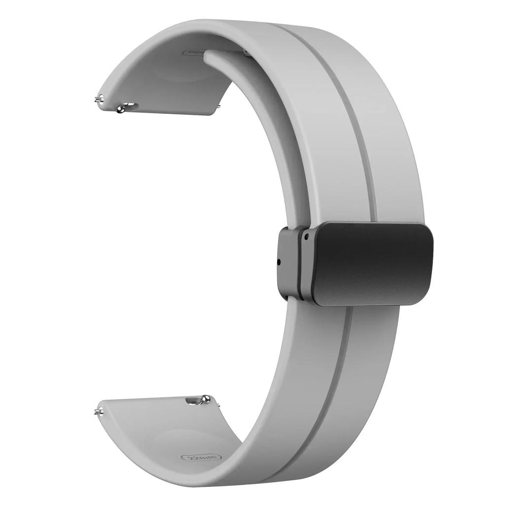22mm 20mm Magnetic Silicone Strap For Omega X Swatch Joint MoonSwatch Band For Xiaomi Watch S4 S3 S2 S1/Huawei GT6Pro GT6 5 4 46