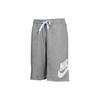 Logo Print Loose Fit Athletic Shorts Men Bottoms Grey 678573-064