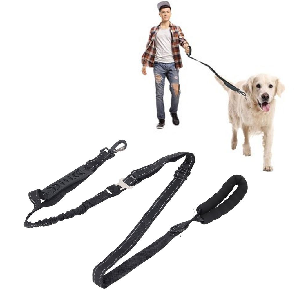Поводок для собак повышенной безопасности, нейлоновый светоотражающий эргономичный ремень, надежное крепление, автомобильный ремень безопасности, для домашних животных, собак