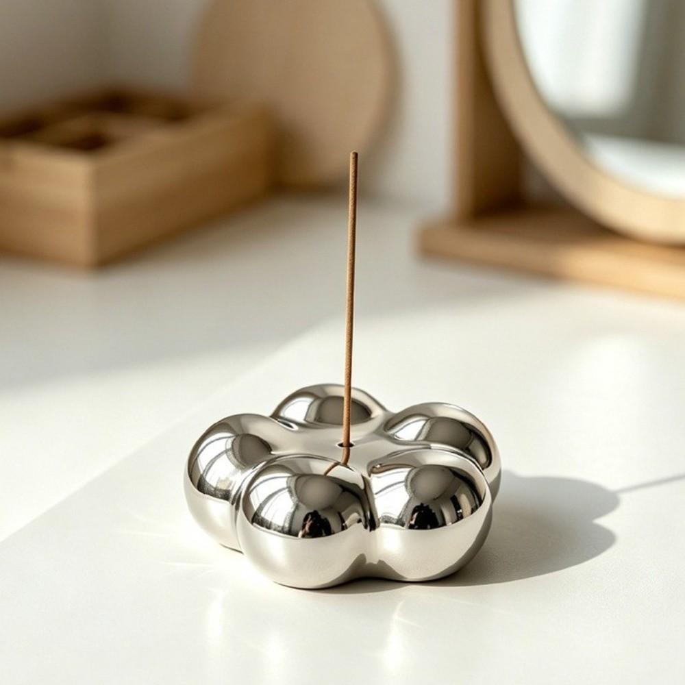 Smooth Surface Tabletop Incense Base Minimalist Incense Stick Burner Unique Censer Holder Office